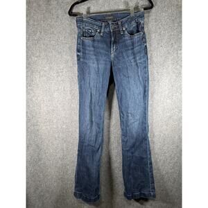 Silver Jeans Women 29x33 Blue Dark Wash‎ Mid Rise Suki Bootcut Western Cowgirl